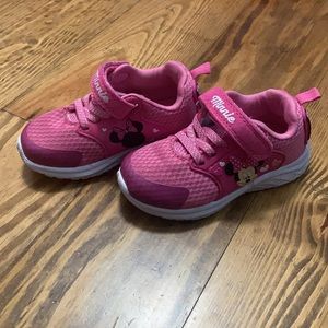 Toddler Size 7 Minnie Mouse Tennis Shoes